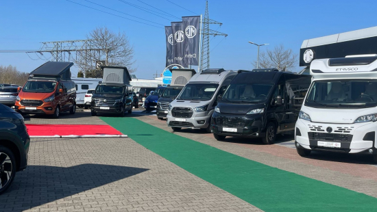 Vorbereitungen  Wohnmobil Messe 2025 