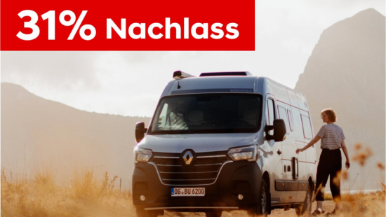 Großer Wohnmobil-Abverkauf 2024 – bis zu 31 % sparen!